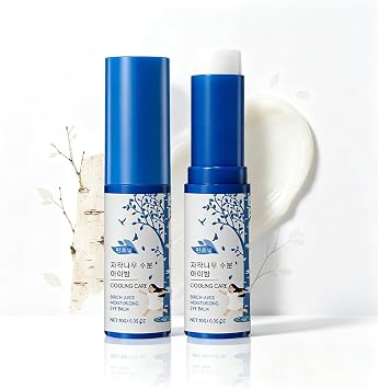 Birch Juice Cooling Under Eye Stick 2 PCS, For Puffy Eyes & Dark Circles