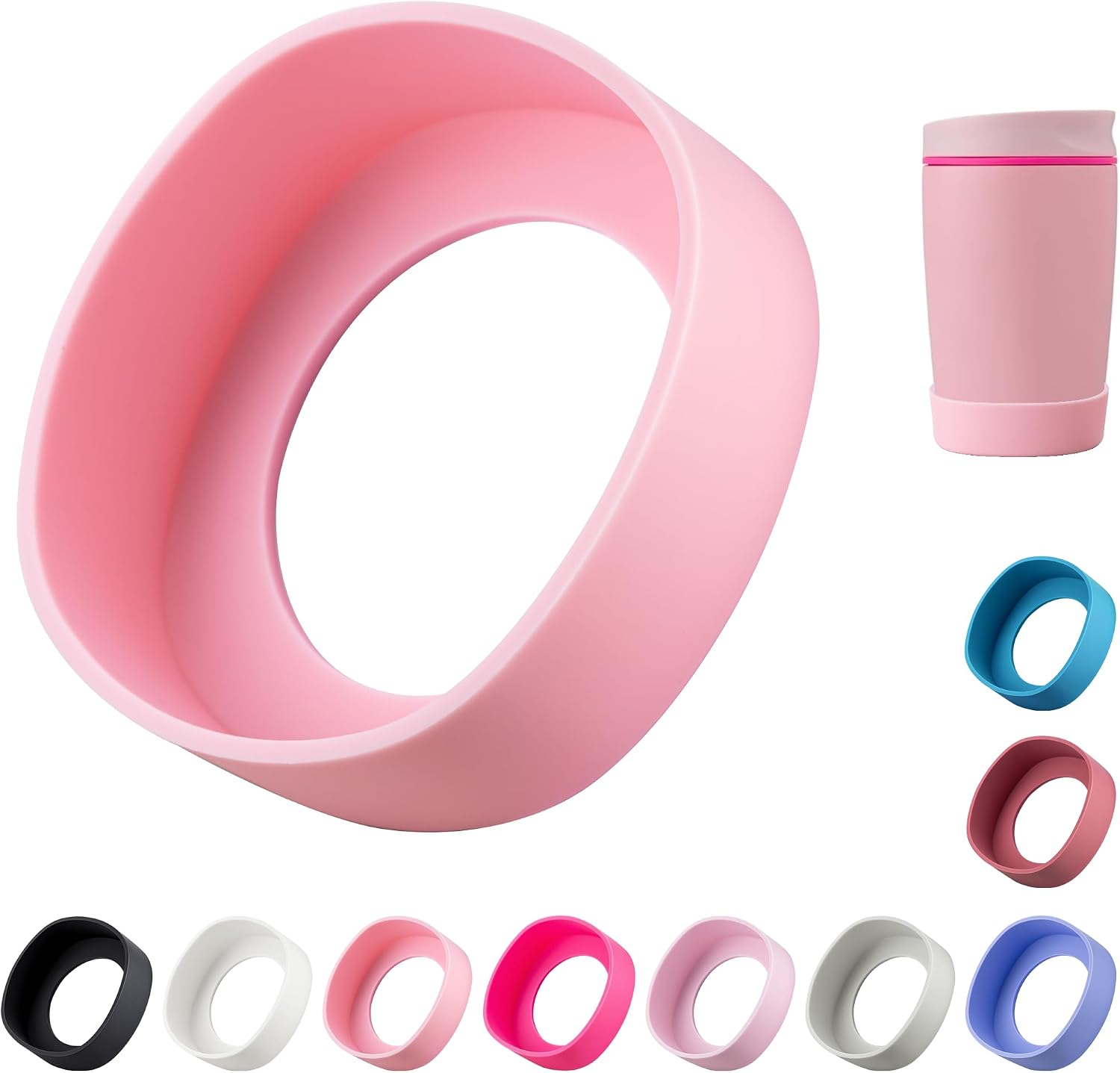 Silicone Boot Compatible with Owala SmoothSip Tumbler 12oz 20oz Only