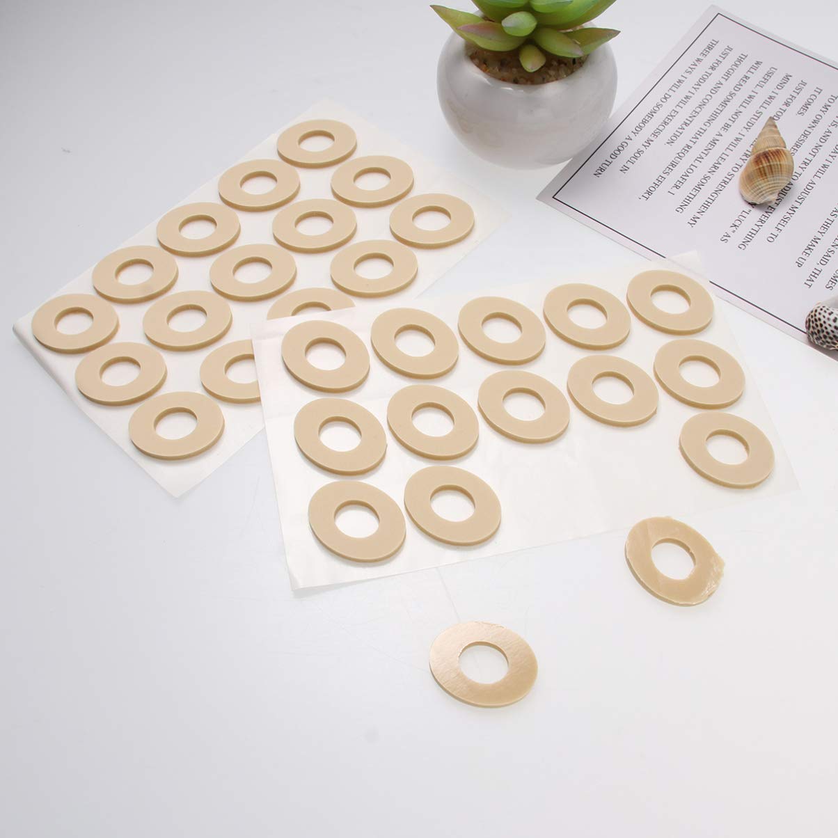 EXCEART 45Pcs Almohadillas para Callos Almohadillas para Callos Almohadillas para Los Dedos de Los Pies Cojines de Maíz Cojines Autoadhesivos para Callos Cojín de Forma Ovalada