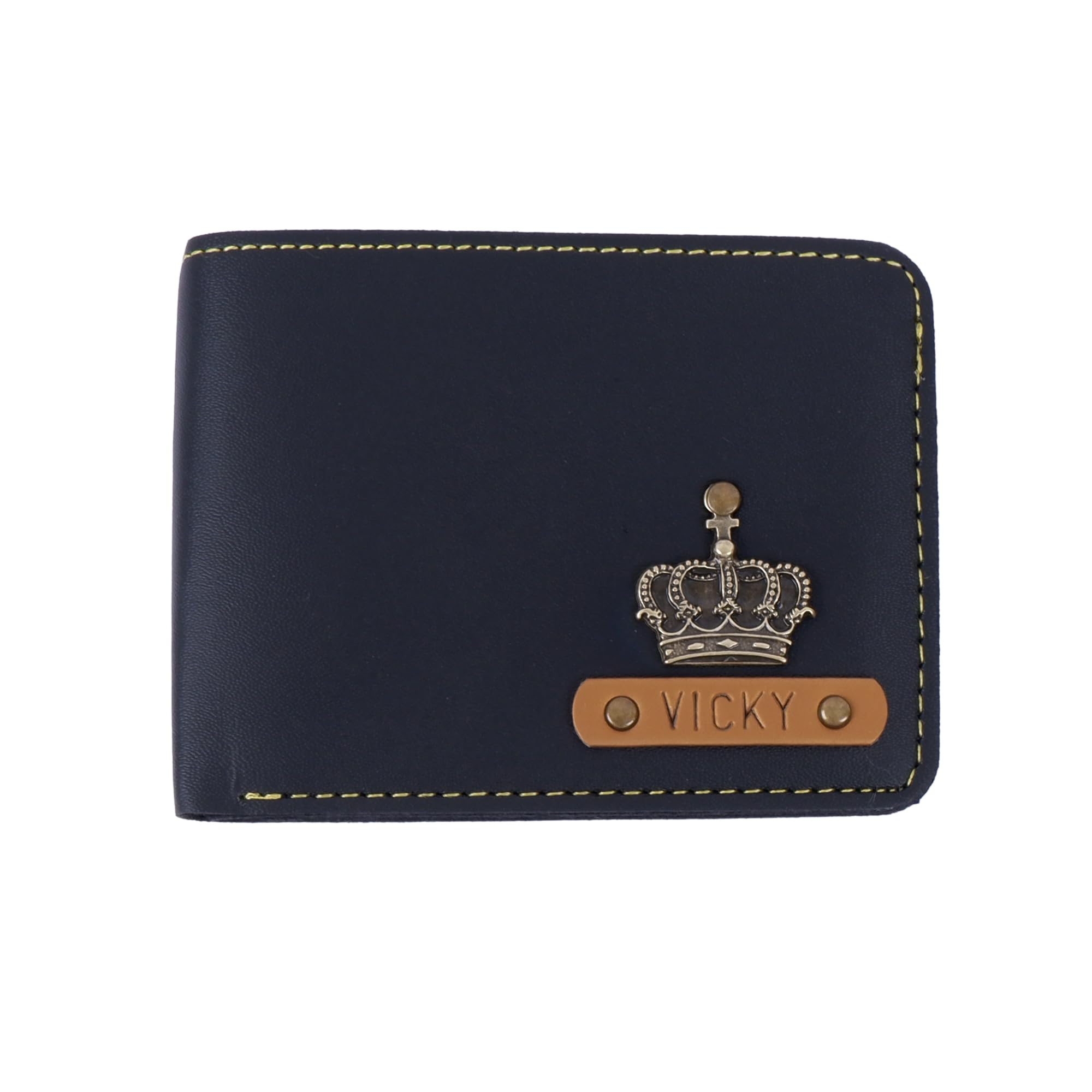Personalized PU Leather Wallet | Customizable Slim Wallet for Men | Unique Christmas Gift for Friends and Family | Best for Birthday/Corporate Secret Santa(Black 2)-image-9