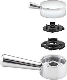 Dual Shower Handle Compatible with Delta 17& 1700 Series Handle, Compatible with 10424, RP73642& RP73643 Chrome