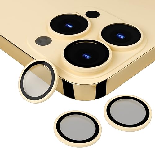 Miniatura 9 de Sapphireman Sapphire - Protector de lente de cámara para iPhone serie 13, antiarañazos (para iPhone 13 Pro  13 Pro Max, plateado)