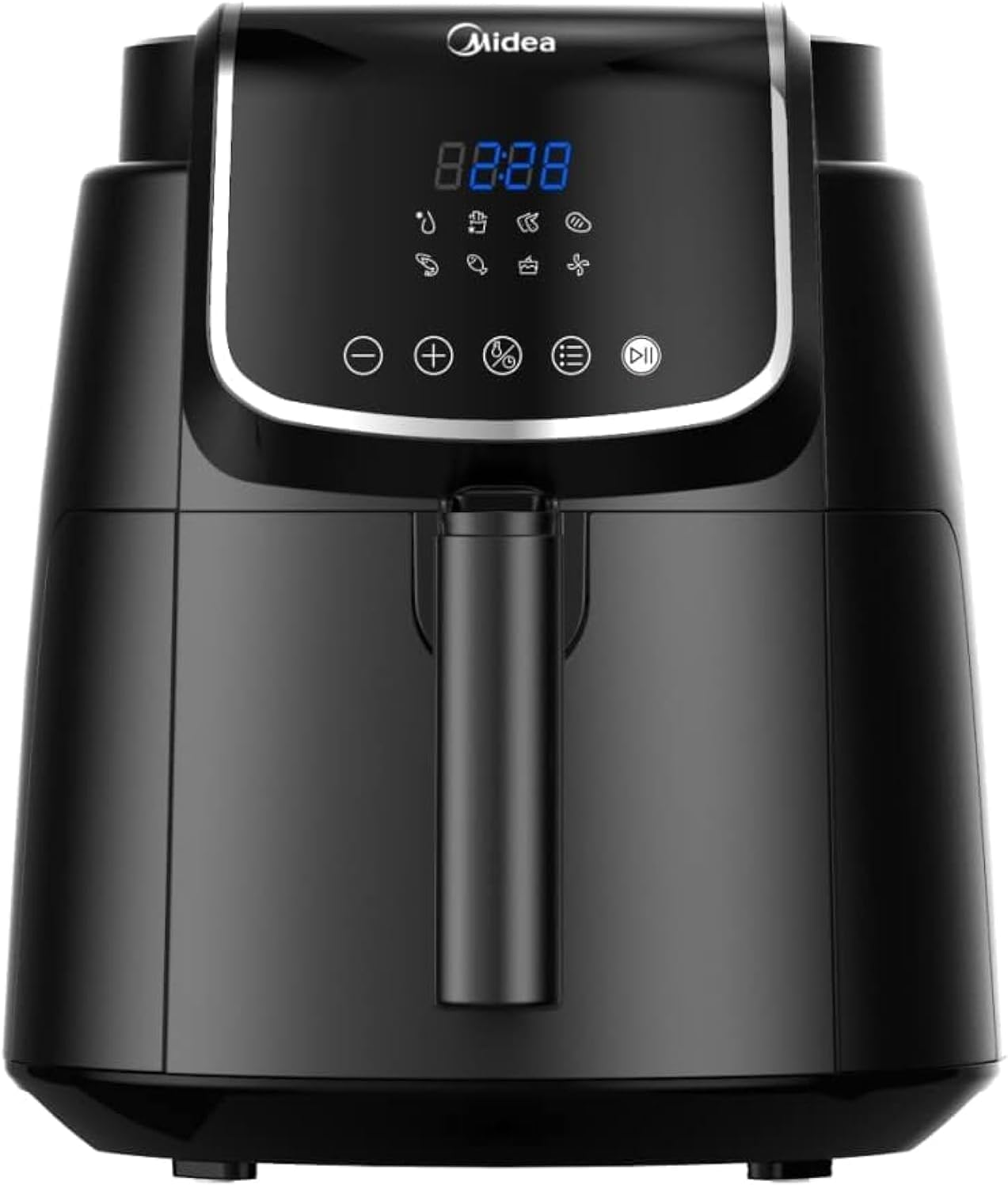Midea 4.7L XL Digital Air Fryer 1500W with Dual Cyclone Rapid Hot