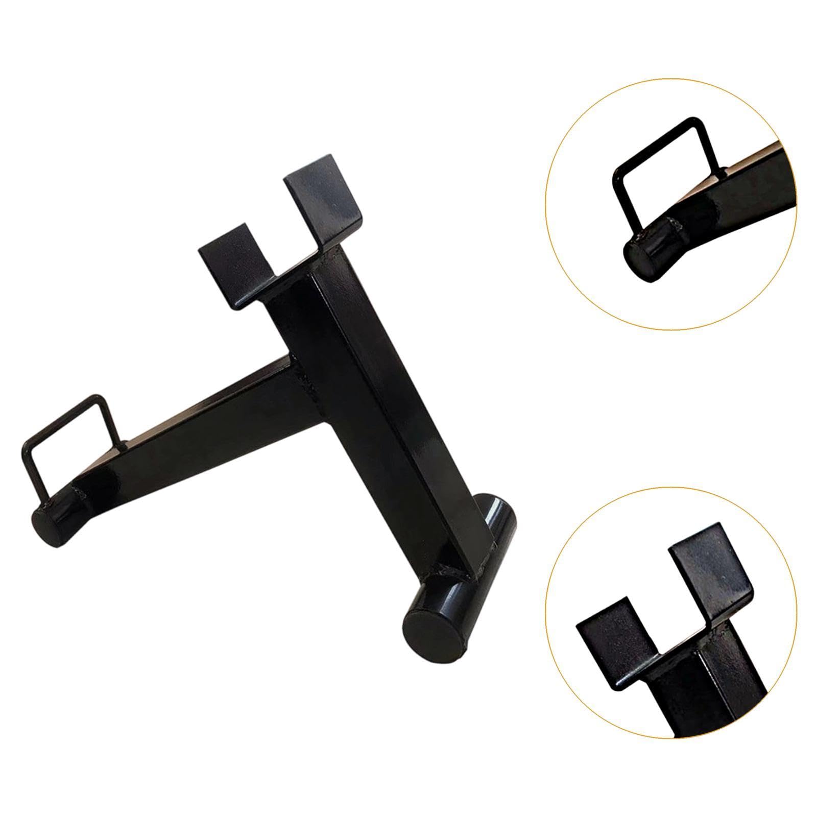 Supporto per Bilanciere da Stacco da Terra, Accessorio per Sollevamento Pesi in Acciaio, Design Ergonomico, Forma Intuitiva per Palestra E Allenamento