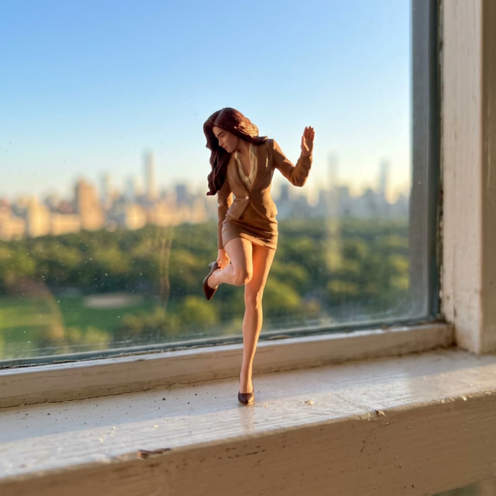 Miniaturfigur Detailgetreu Resinfigur Bemalt Modellfigur für Diorama, 1/18, Fein Bemalt Mit Gesichtszügen