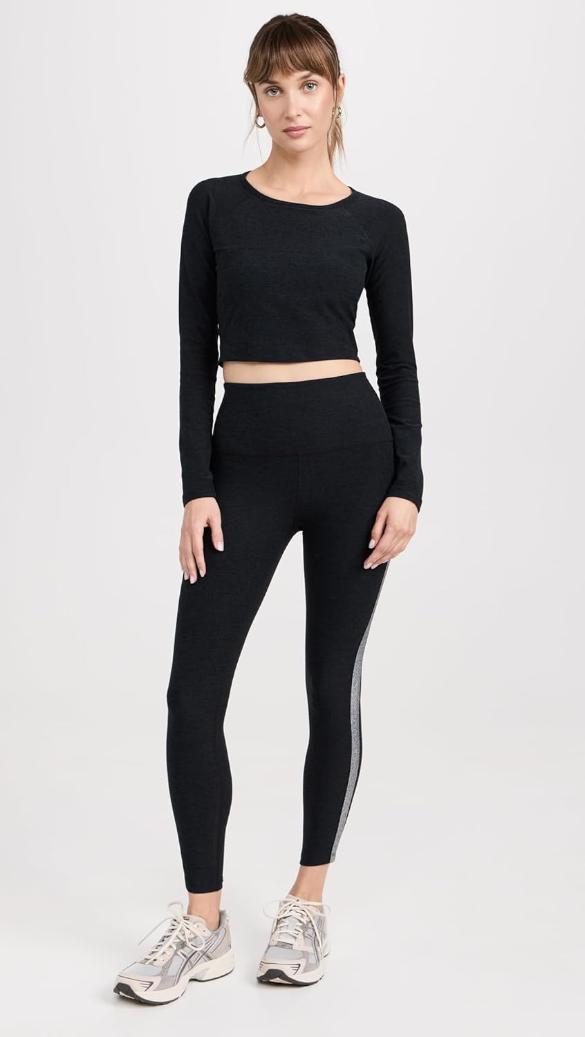 Beyond Yoga Women's Spacedye Shine On Midi Leggings - Image 5