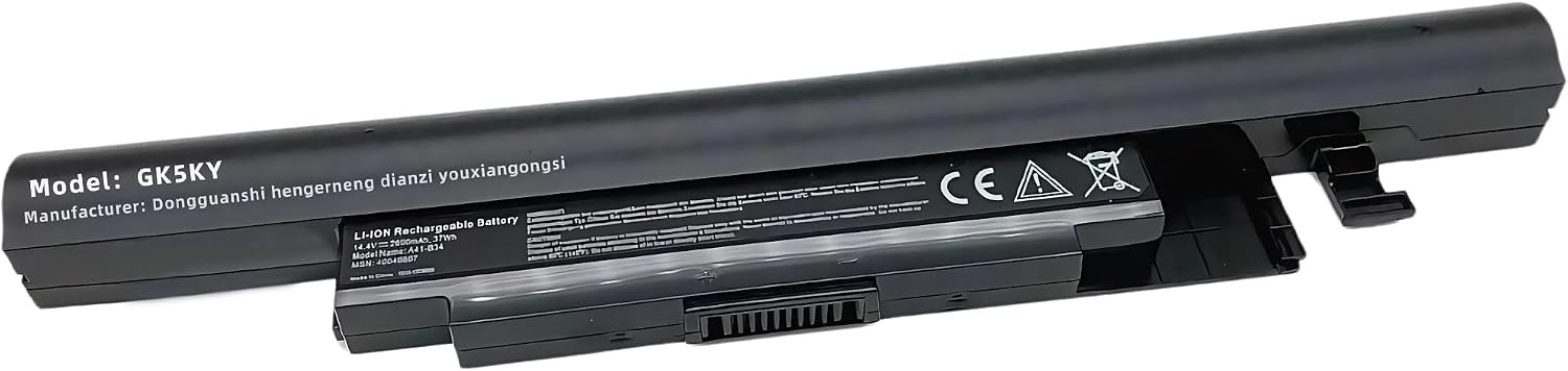 37Wh A32-B34 A41-B34 14.4V 2600mAh Laptop Battery for Medion MD98474 MD98562 High Performance