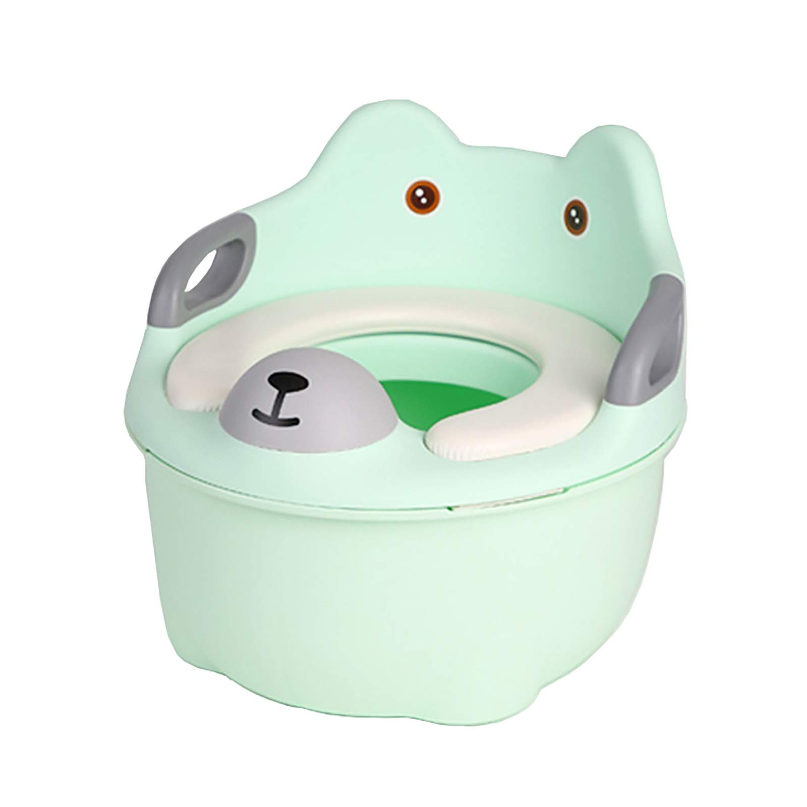 Mini Toilette a Forma di, Sedia per vasino per Bambini e Bambine, Design ergonomico Antiscivolo Perfetto per i Bambini Piccoli,Verde