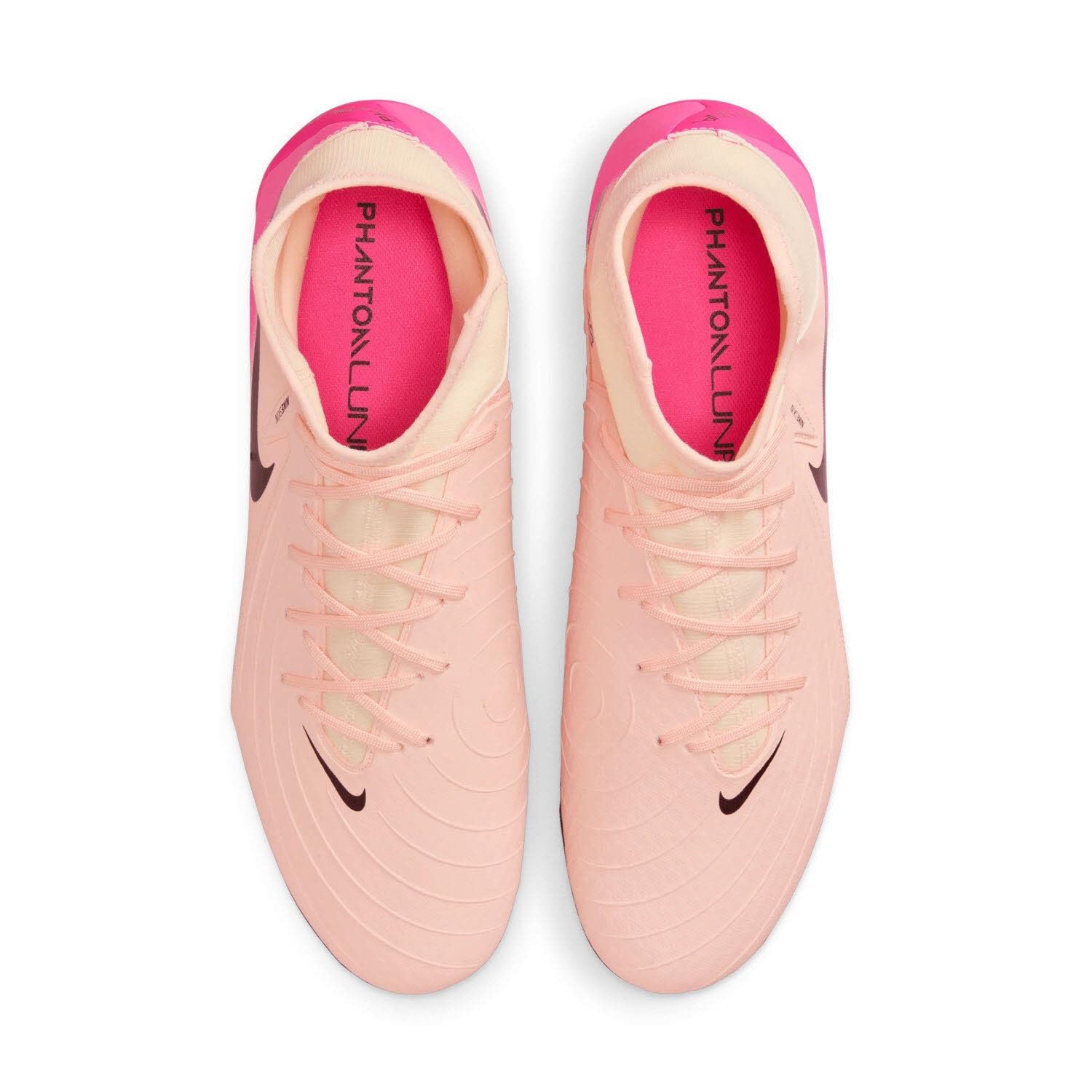 Nike Mężczyźni Phantom Luna II Academy FG/MG Buty do piłki nożnej Crimson Tint/Black/Pink Blast 42.5