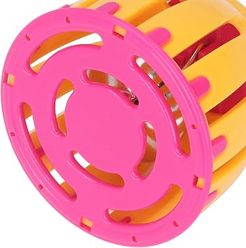 Hand Bell, 2pcs Handheld Children Rattle Shaker Rattle Toy Hand Percussion Jingle for Kids Cage