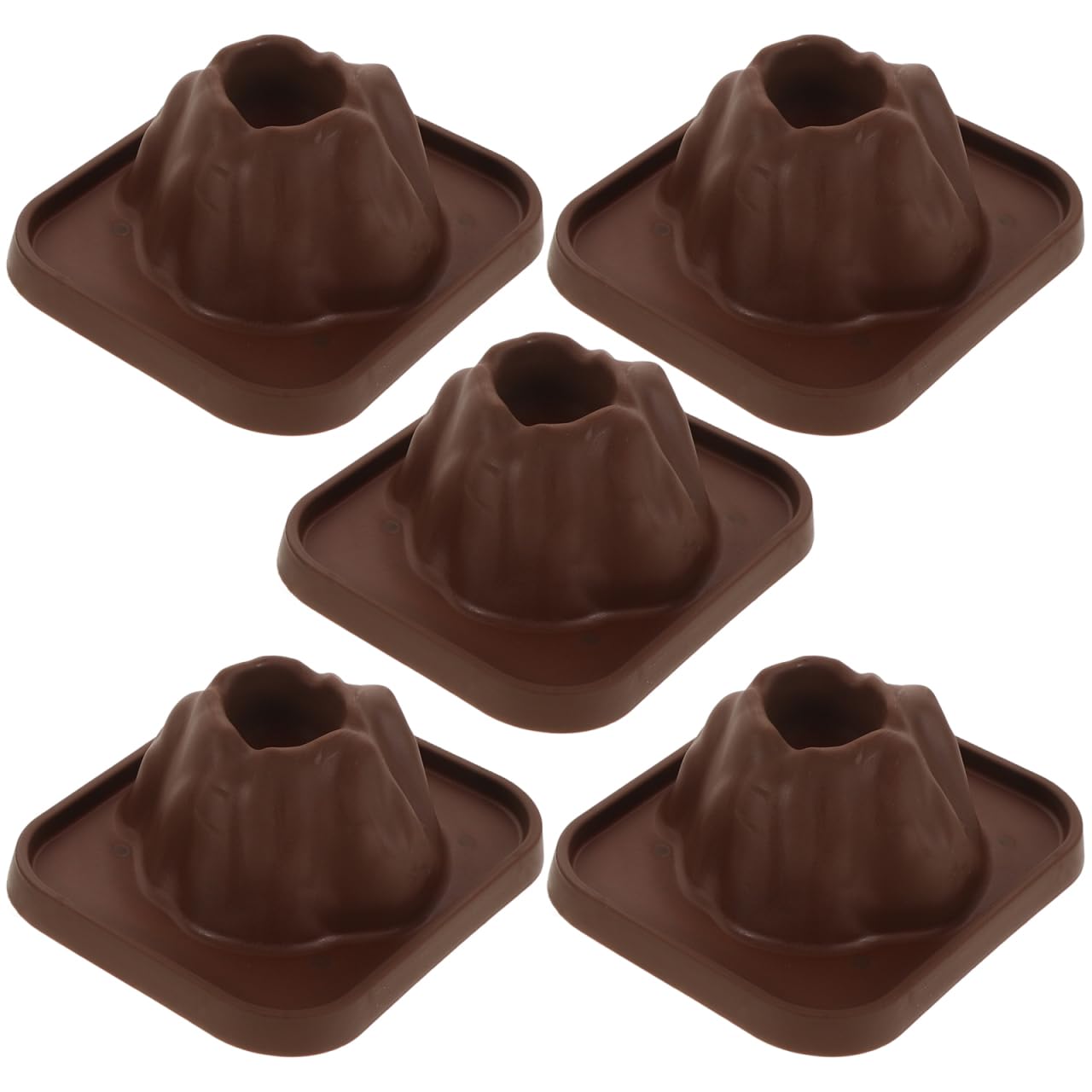 Toddmomy 5Pcs Volcanic Model Volcano Science Kit Volcano Eruption Toy DIY Demonstration Model Fairy Garden Landscape Decoration