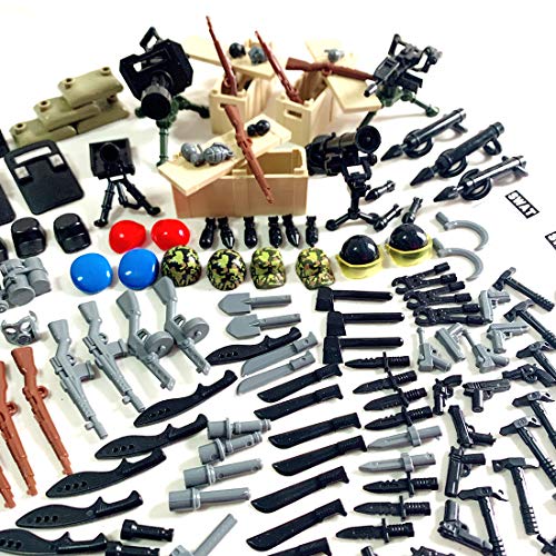 HIDE Waffen Set, Minifiguren Maske, Helm und Blaster , Custom Military Waffen Set Kompatibel Mit Lego Figuren Soldaten… – Bild 6