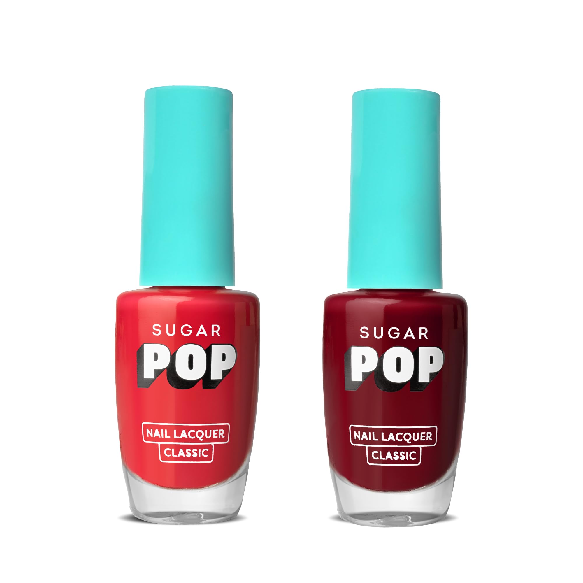 SUGAR POP Glossy Finish Nail Essentials - Nail Lacquer 13 Red Alert & Nail Lacquer 15 Bold Please - 10 Ml X 2 - Set Of 2-picture-27
