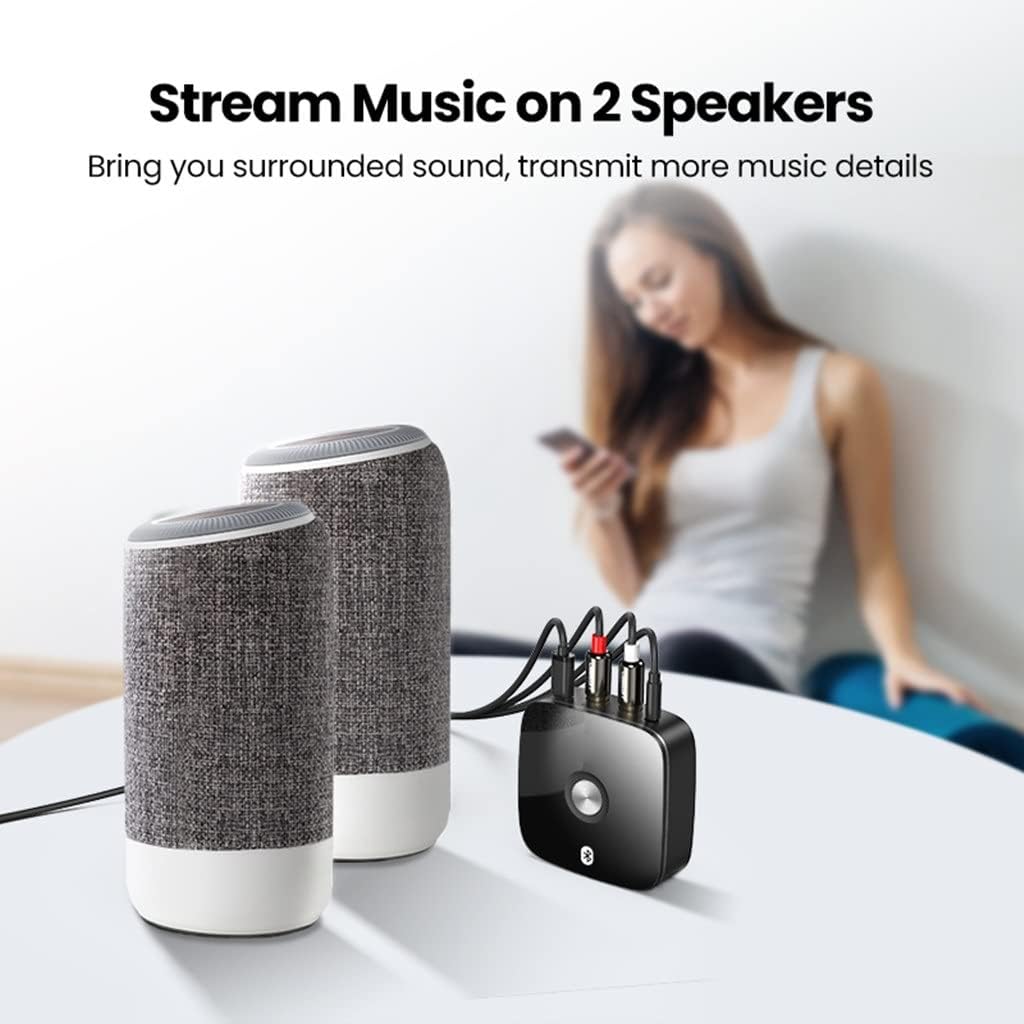 Receiver 5.0 Auido Music 3.5 Mm Low Latency Home Streaming Sound Adapter