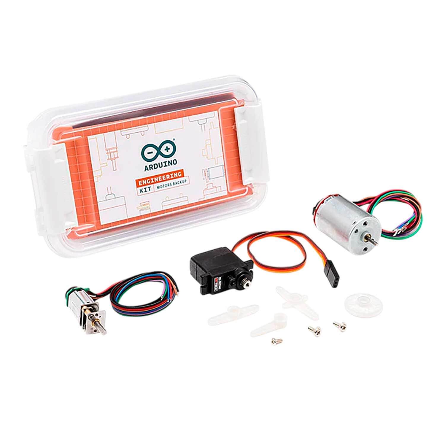 Engineering Kit Motors Backup [AKX00033] - Kit di ricambio per motori con servo, motoriduttore con encoder e motore CC per progetti Arduino