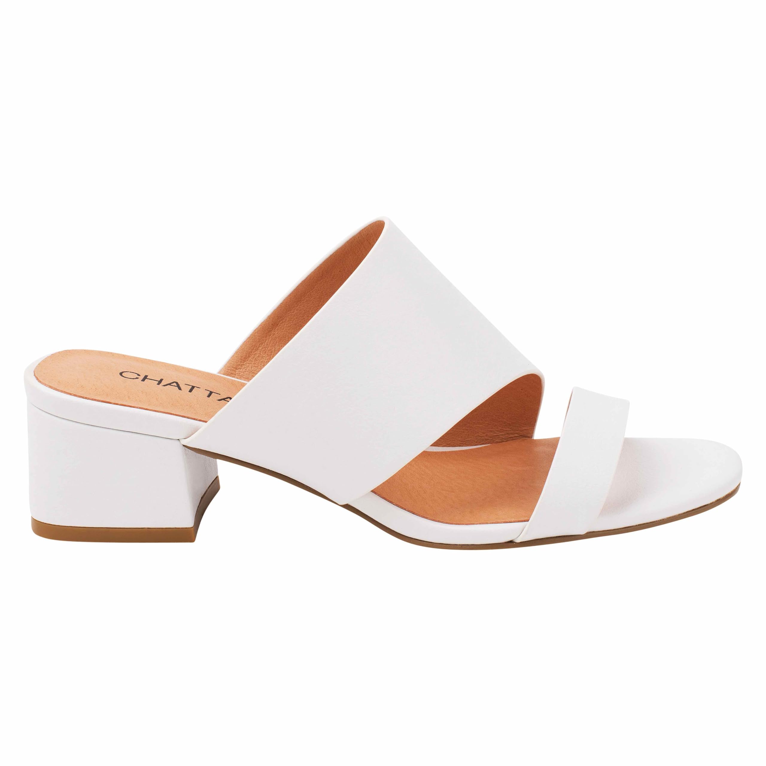 CHATTAWAK Donna 11ALIXBLANC38 Mule, Bianco, 38 EU, Bianco, 38 EU
