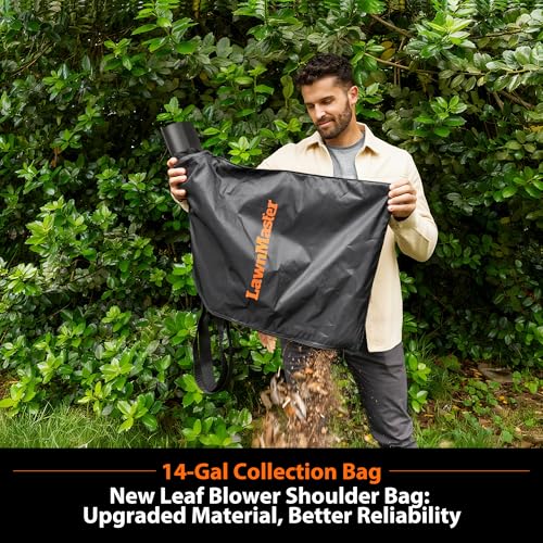 Image of LawnMaster BV1210 Electric Leaf Blower, Vacuum & Mulcher