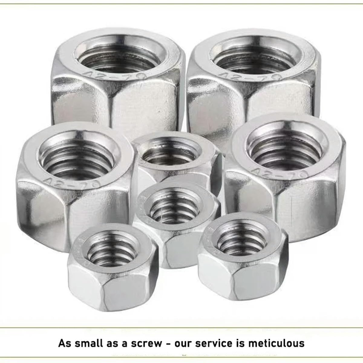 Dadi Esagonali In Acciaio Inox 304 | 20 Pezzi Lotto | Misure M2 A M8 Per Fai-Da-Te - Foto 7