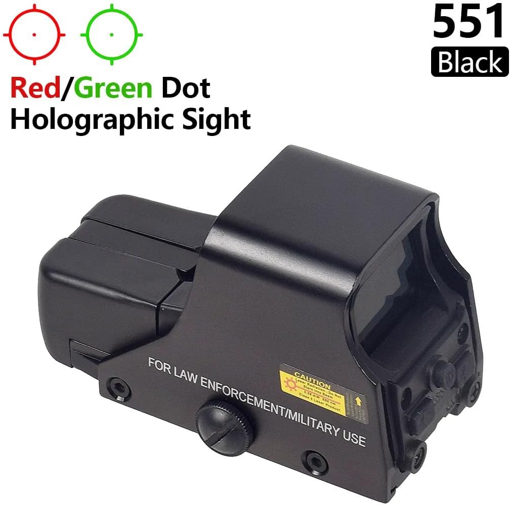 Holographic Sight 551 Red Dot Sight for Metal Green & Red Dot Sight Scope