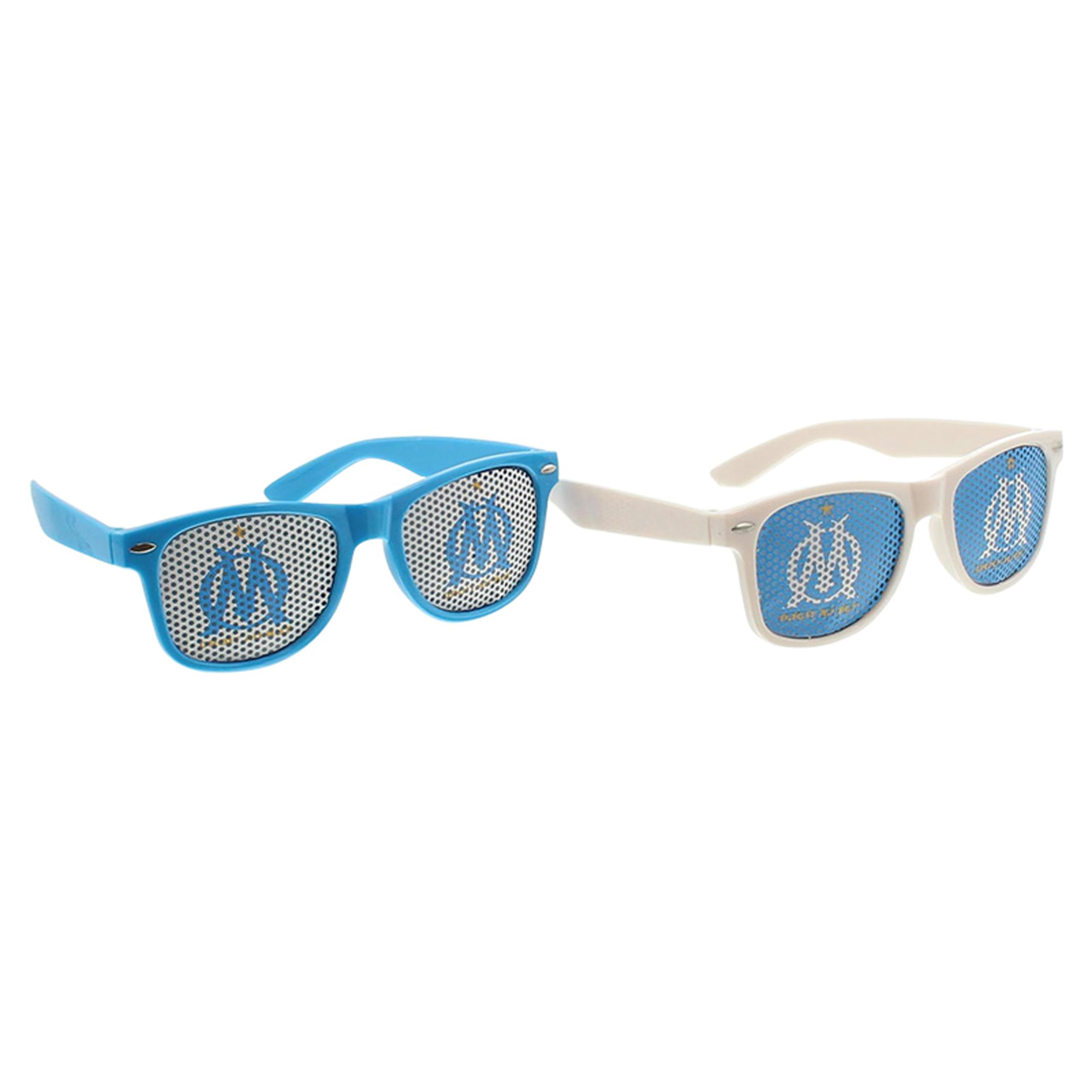OLYMPIQUE DE MARSEILLE 2 x paire de lunettes déguisement OM - Collection officielle