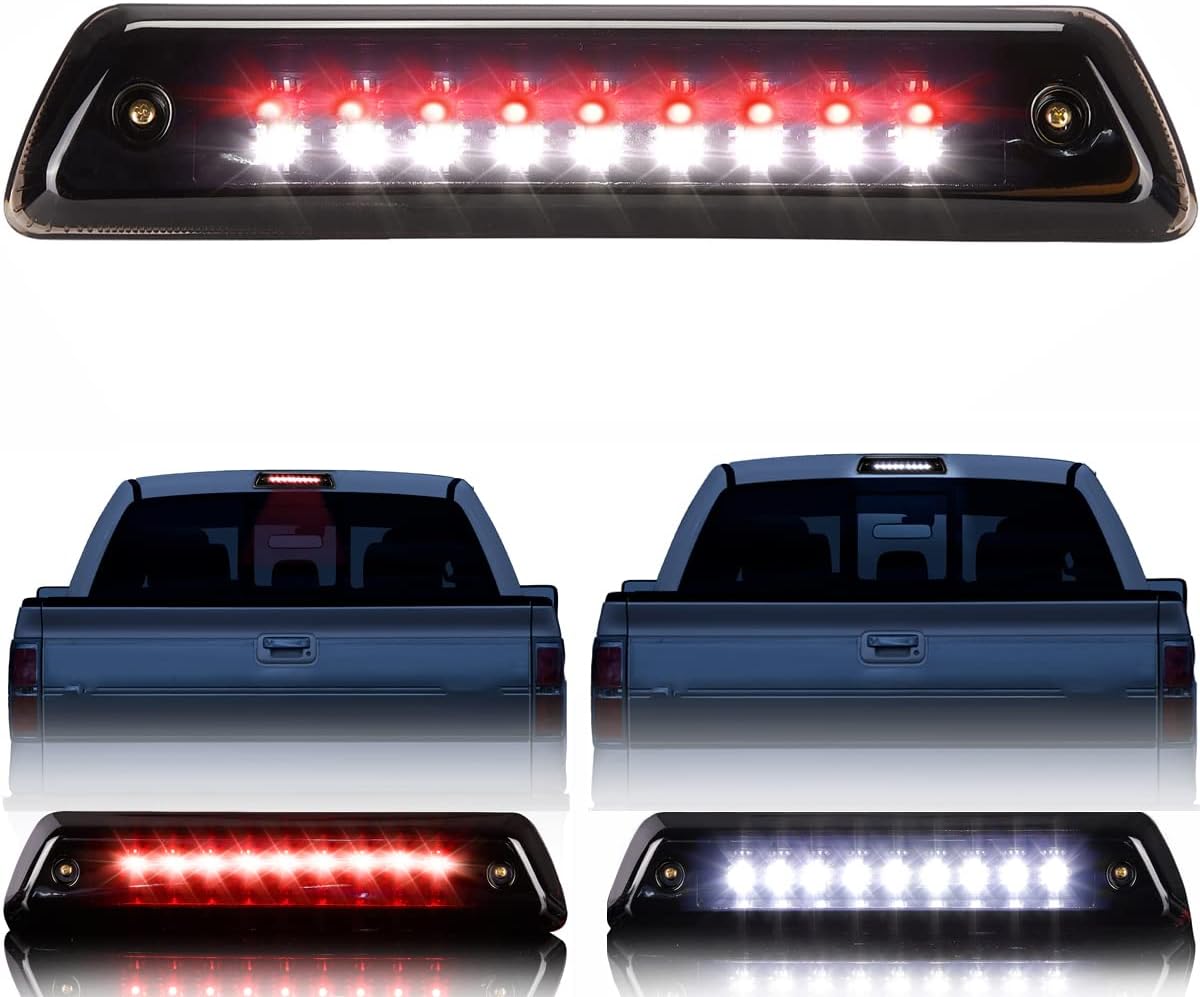 2009-2014 Ford F150 3rd Brake Light/Reverse Lamp with Waterproof Design(Smoke Lens)
