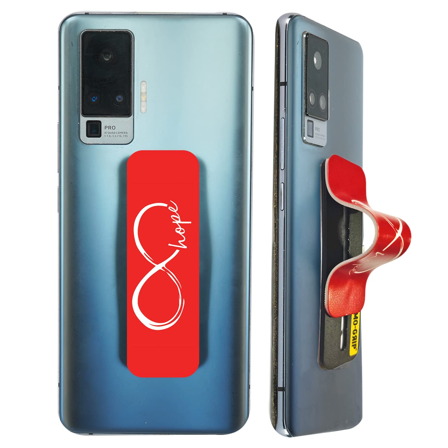 MO-GRIP Tabletop Finger Grip Selfie Holder & Mobile Stand for iPhones & Android Smartphones - Hope Print-image-33