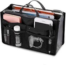 Organizador de Bolsa - Maquiagem Celular Acessórios Viagem