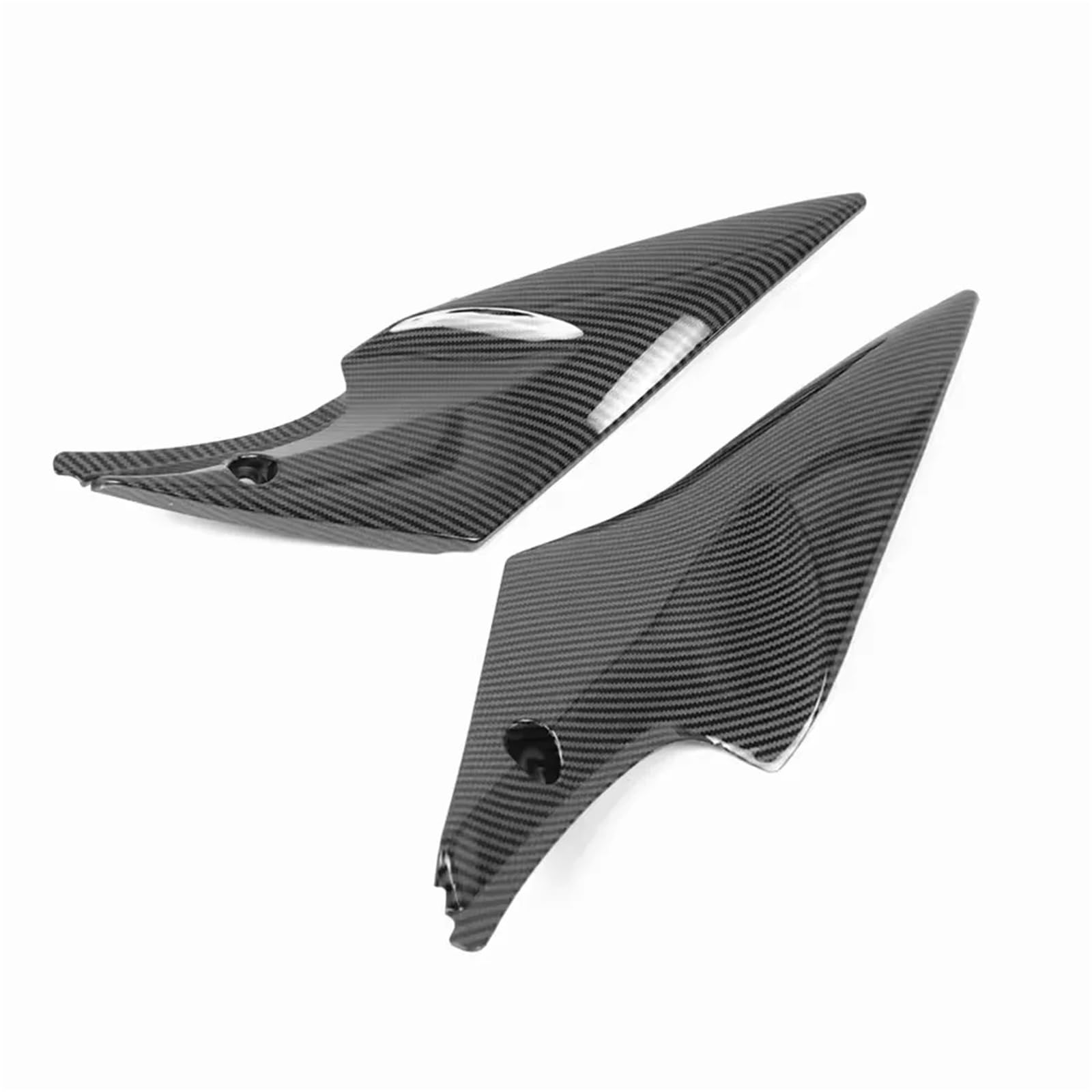 Przednia Osłona Chłodnicy Osłony Boczne, Panele Owiewki Pasujące Do Motocykla Suzuki GSXR 600 750 2006 2007 K6 GSX-R Carbon Black, Osłona Boczna Zbiornika, Motocykl Osłona panelu chłodnicy(Black)