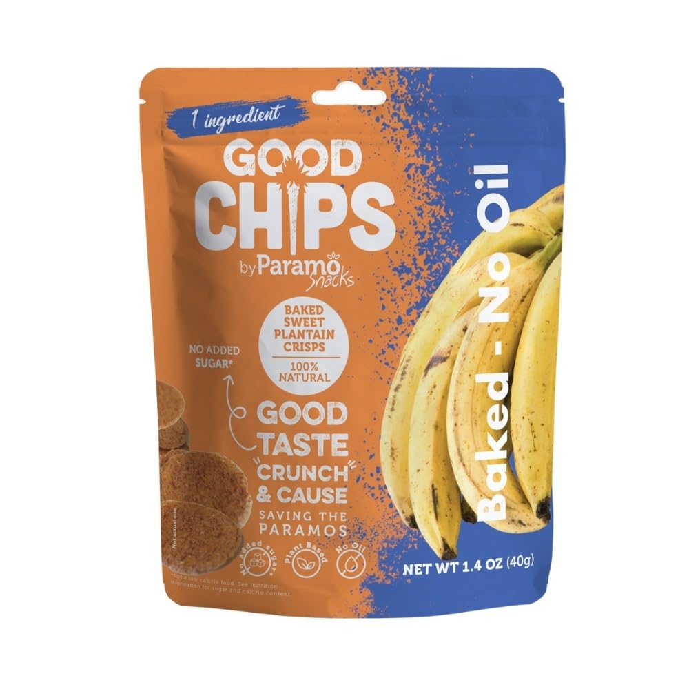 Paramos, Baked Sweet Plantain Crisps, 1.4 Ounce