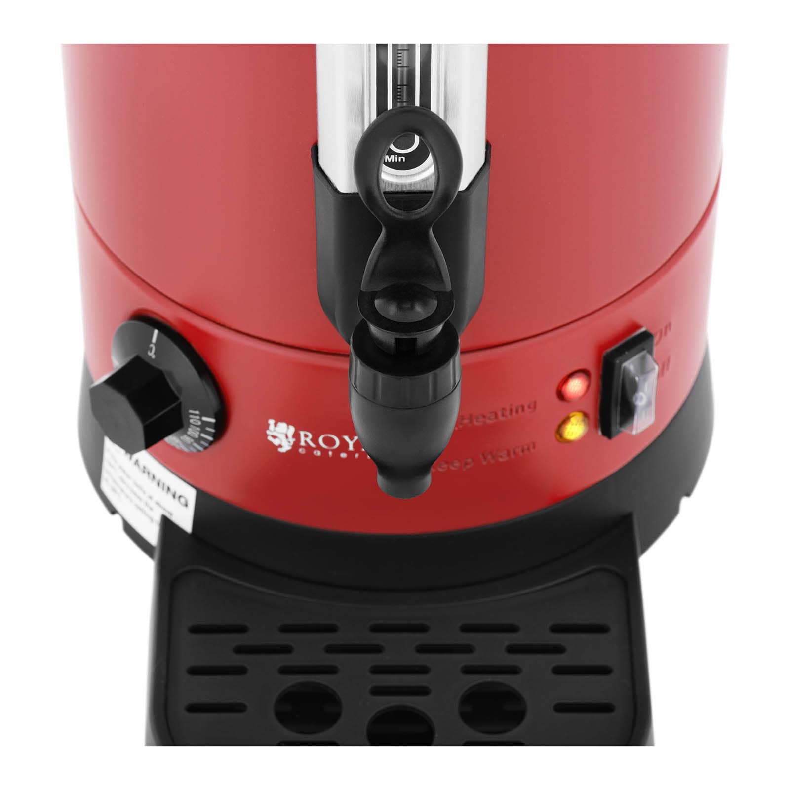 Royal Catering RC-WBDWC6R Bollitore professionale 6,1 litri 1.500 W acciaio inox