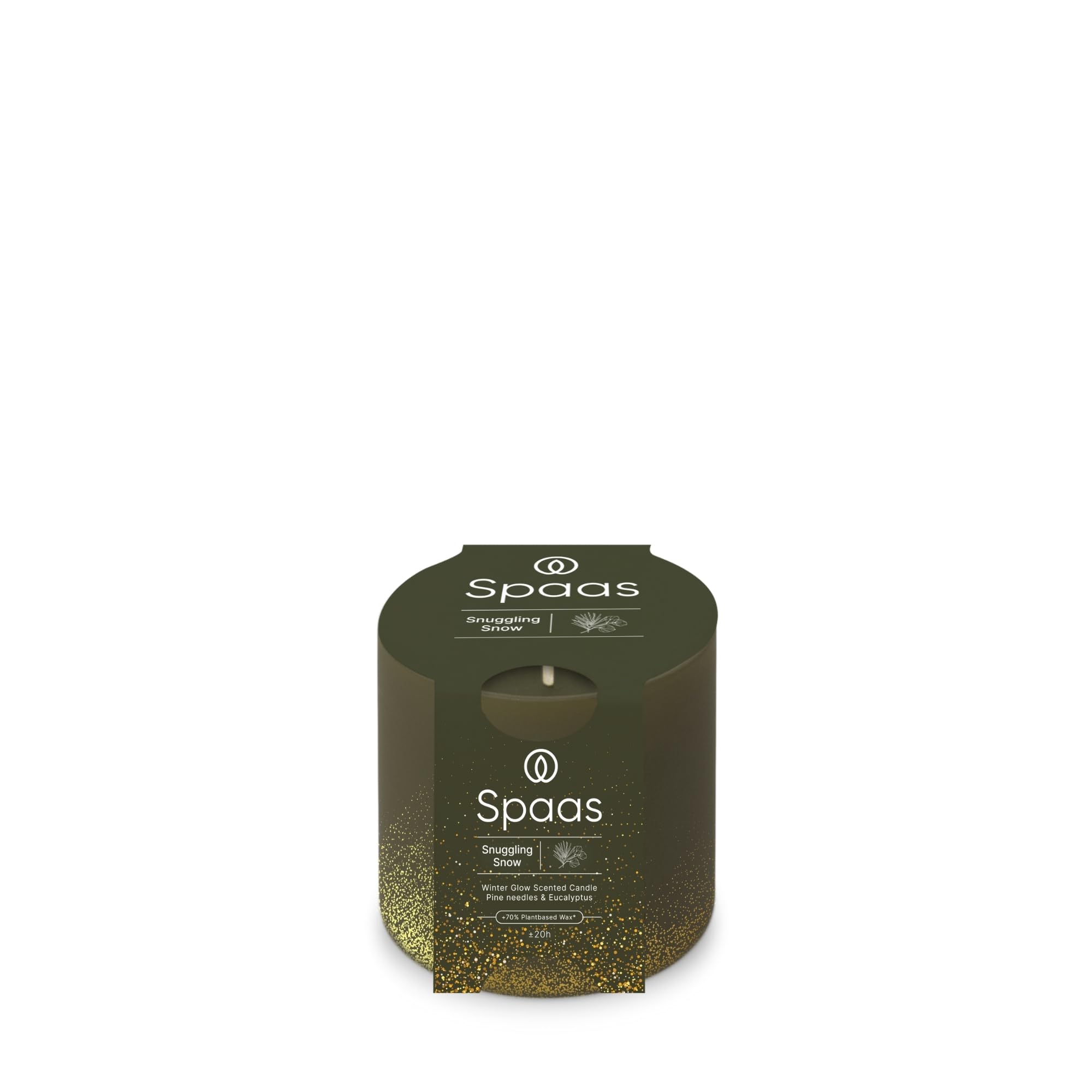 Spaas Winter Glow Scented Candle 35h, Snuggling Snow