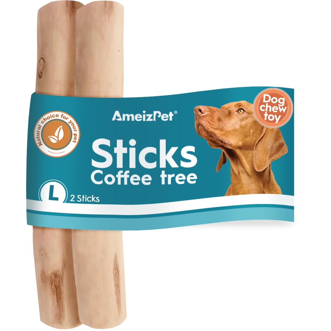 Hygiène Dentaire Chien Naturel 2 Bâtons à Mâcher En Bois D'olivier Pour Chien - Naturel, Enduit Huile D'olive - Taille XS 13 Cm Jouet Naturel Pour Chien