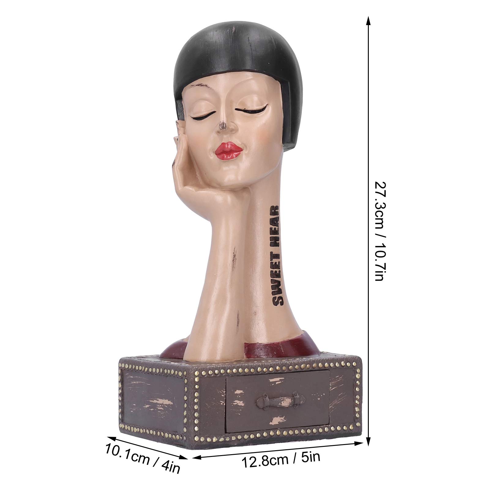 Estatuas de Mujer de Escultura Humana, con cajón Creatividad Adornos de Decoraciones artesanales Adornos Coleccionable Decoraciones para el hogar s de inauguración