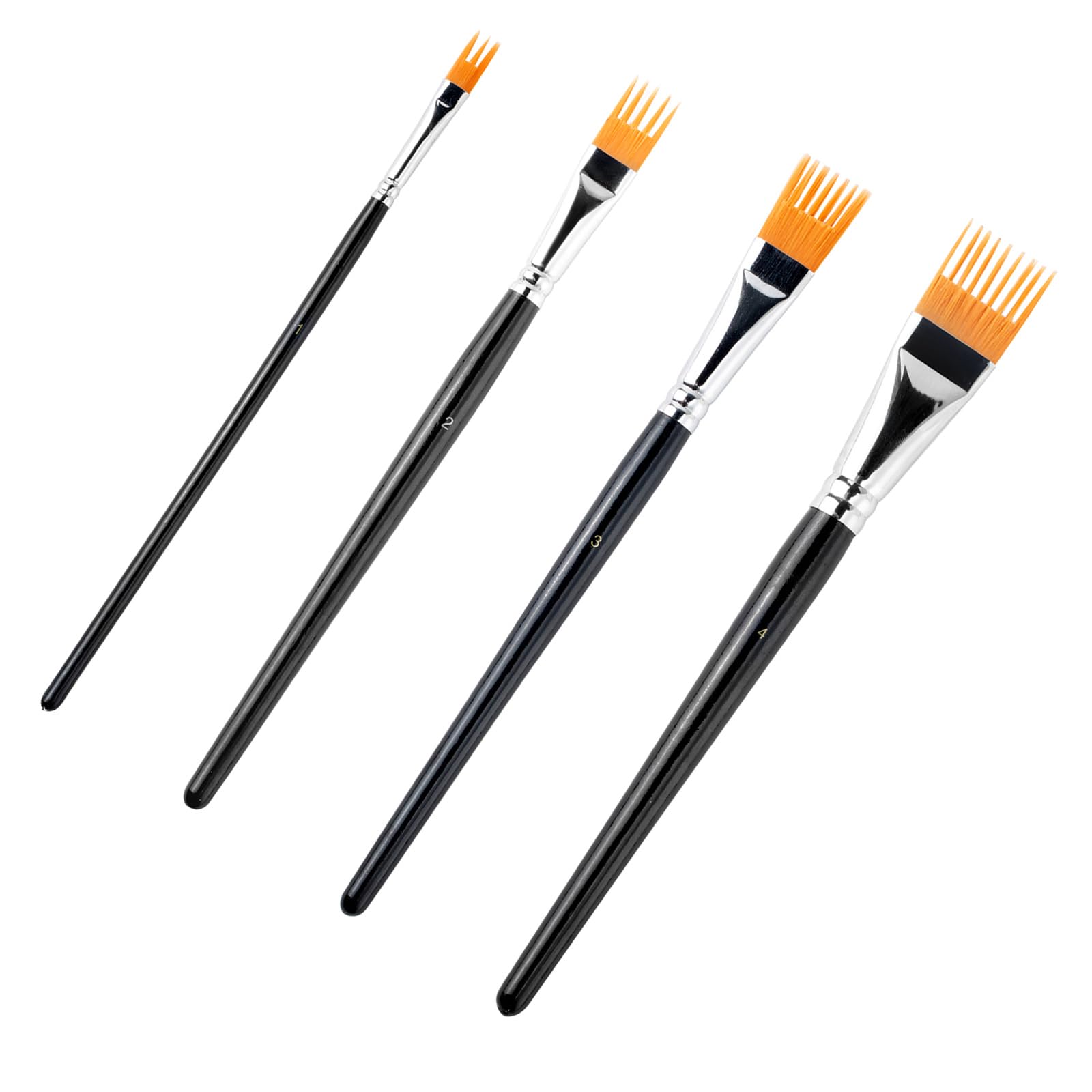 UNTERING Professional Watercolor Brush With Ergonomic Flat Tip For Layered Painting Fine And Inks Blending Detail Art Brushes