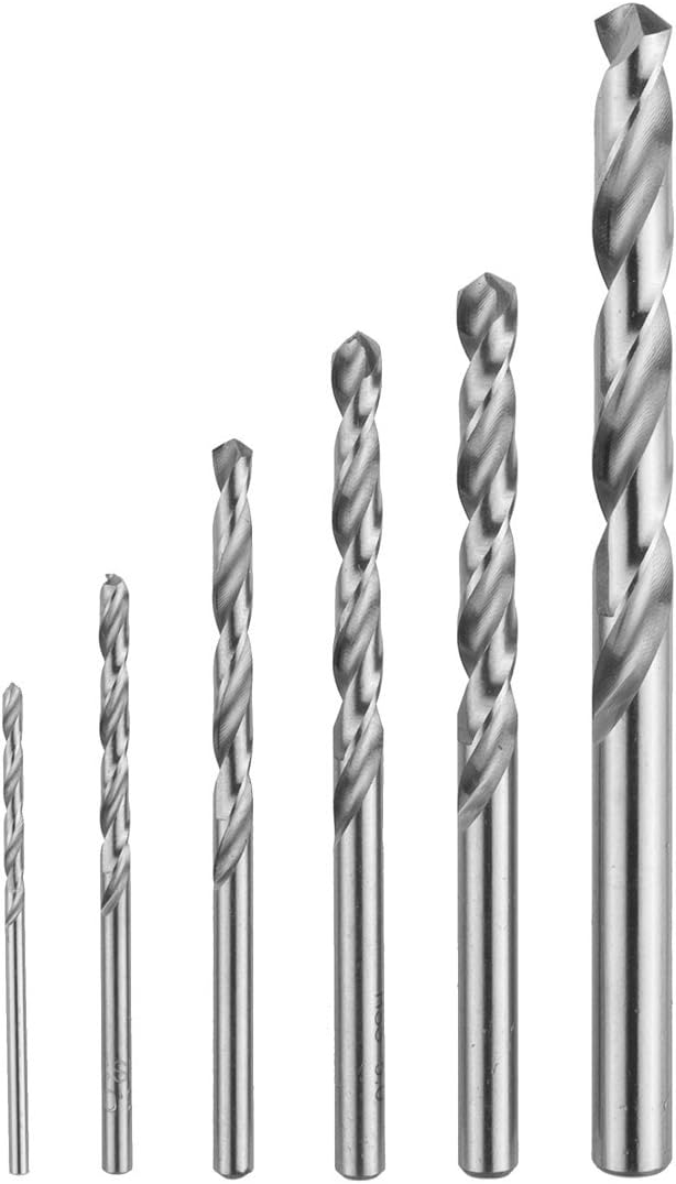 Connex COX972126 2-8mm HSS Twist Drill Bits Set (6 Pieces)