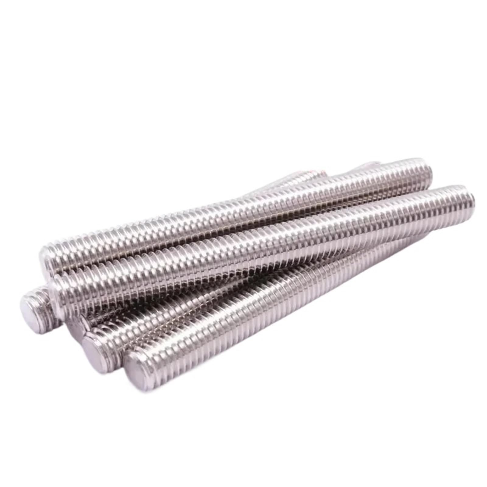 Gewindestange 5pc Gewindestange Vollgewinde Bar 304 Edelstahl Befestigungen Silber(70mm,M10)