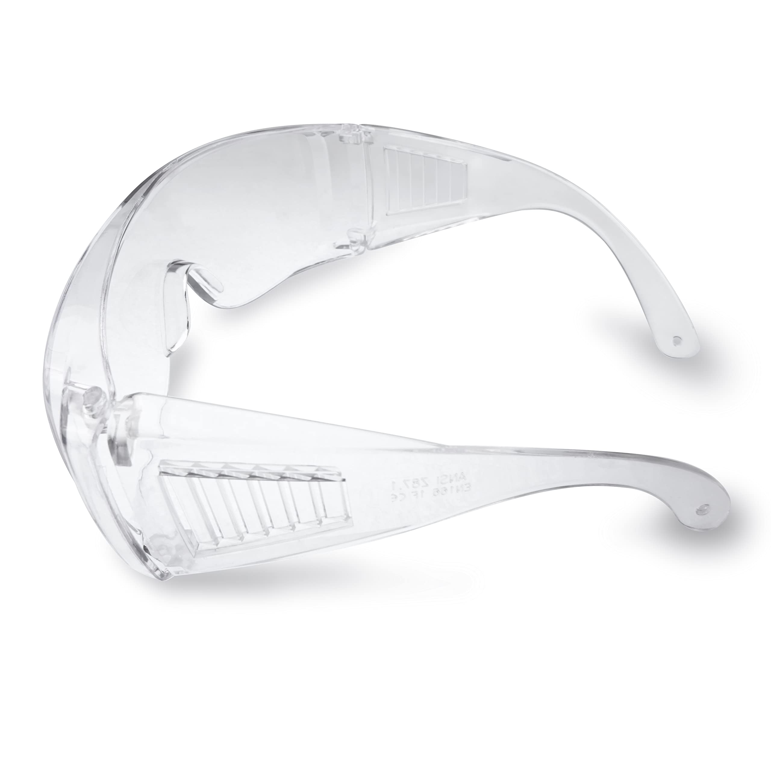 RODOPI ProLense-Protect okulary ochronne dla osób noszących okulary, okulary ochronne, przezroczyste, EN 166 1F, okulary robocze, na plac budowy, laboratorium, do pracy, ANSI Z87.1