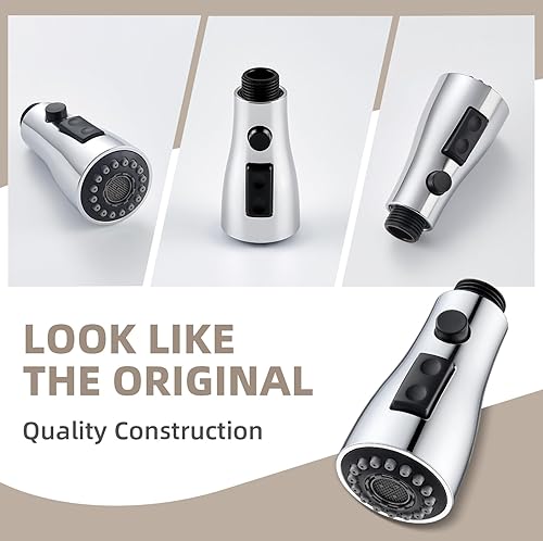 Miniatura 9 de Angle Simple Repuesto de cabezal de grifo de cocina G 12 rosca macho, piezas de repuesto para rociador de grifo de fregadero, modo de pulverización