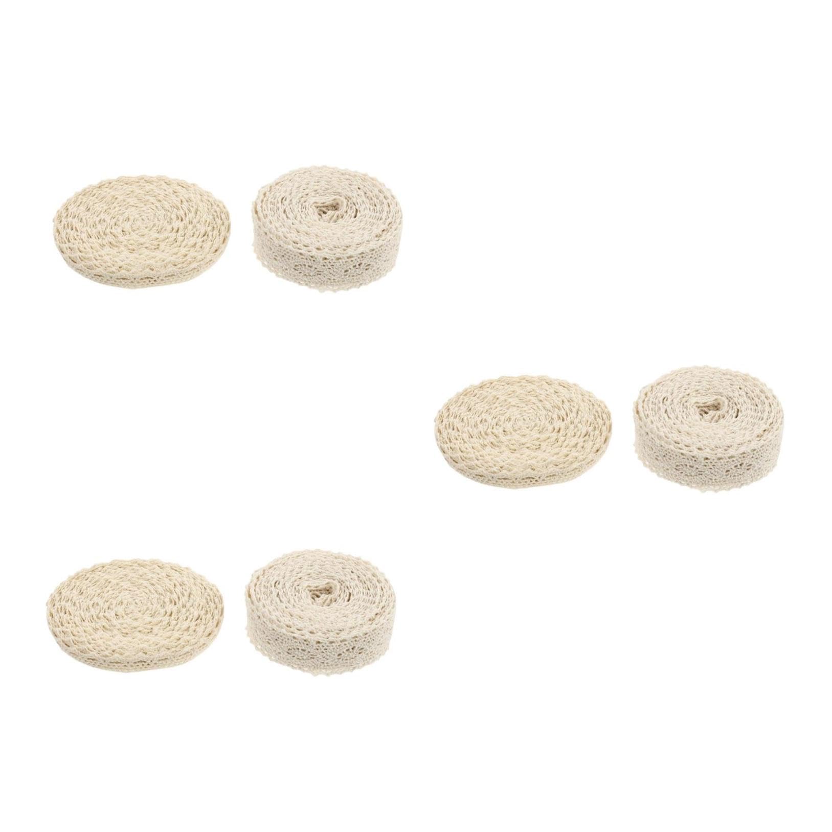 3 Set Di Nastri in Pizzo Versatili Accessori Per Copricapo Semplici Fasce Decorative Per Da Sposa Bordi in Pizzo 2 * 3