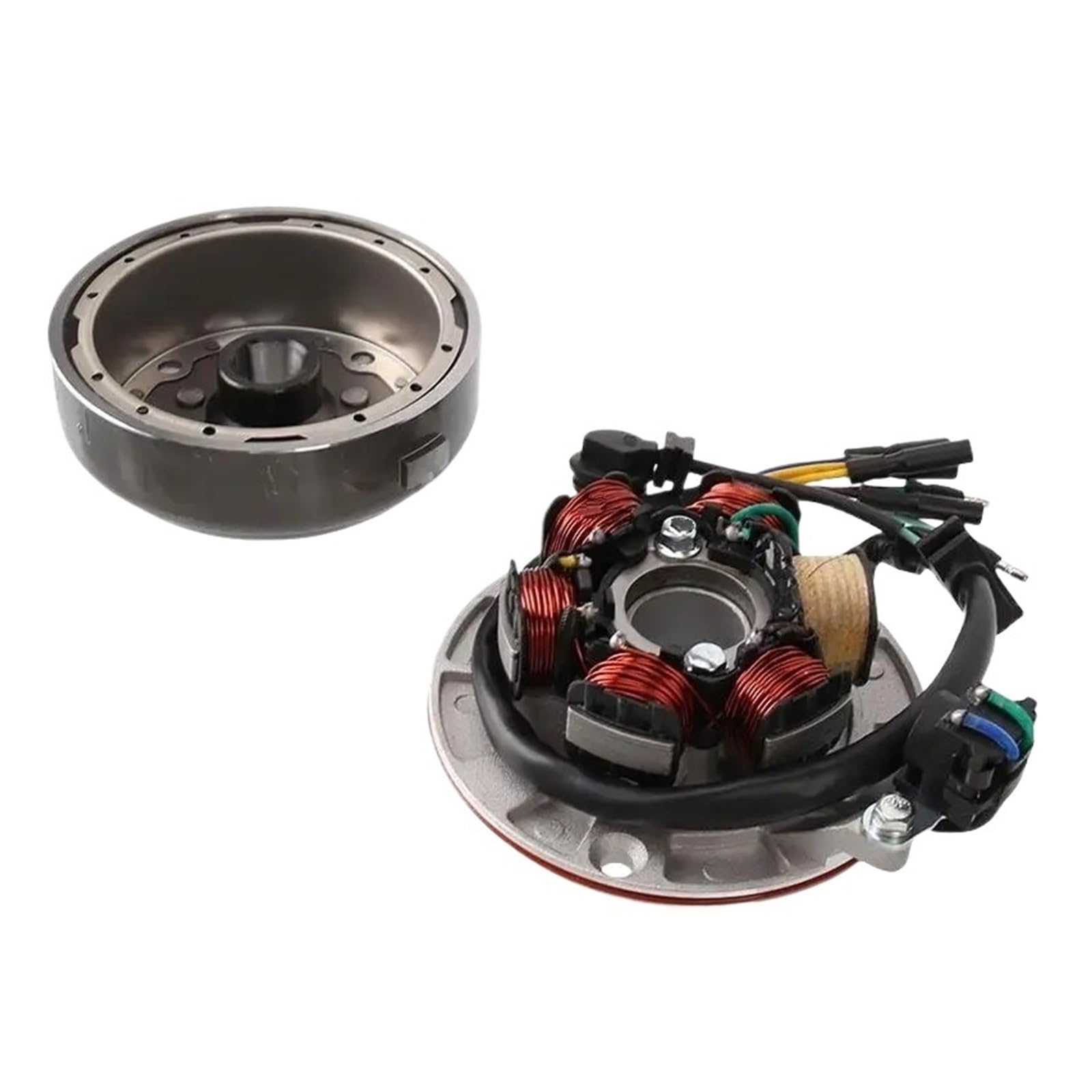 Rotor De Volante De Inercia Con Estator Magnético De 140 Cc Para Motocicleta De Barro De 140 Cc. Piezas De Repuesto. Estator del Generador