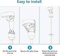 Vista 3 de DGPCT VR Golf Club Compatible with MetaOculus Quest 2, Adjustable Length VR Golf Handle, VR Golf Acccessory for Meta Golf