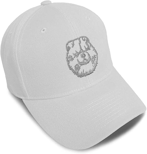 Gorra de béisbol personalizada Chow perro raza bordado acrílico papá sombreros para hombres y mujeres