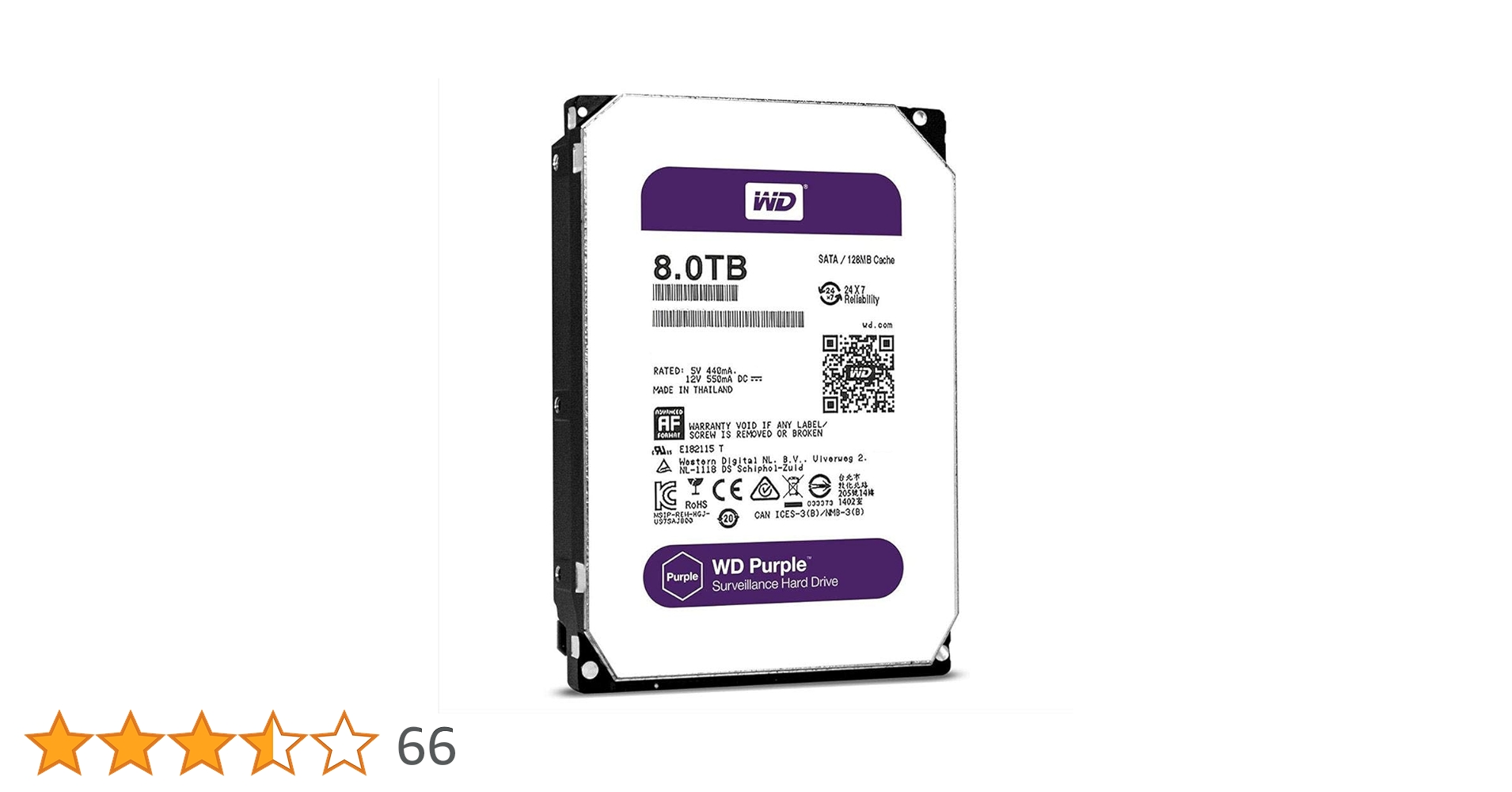 Amazon | WD HDD 内蔵ハードディスク 3.5インチ 8TB WD Purple Amazon | WD HDD 内蔵ハードディスク 3.5インチ 8TB WD Purple