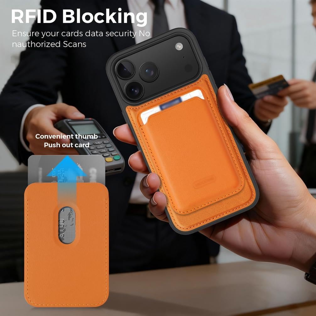 Genérico Funda magnética for iPhone 17 Pro Max/17 Pro/Air/17 Billetera
