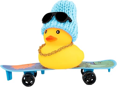 Miniatura 8 de wonuu Adorno de pato de goma para salpicadero de automóvil, accesorios de decoración para tablero de automóvil, accesorios de decoración con mini