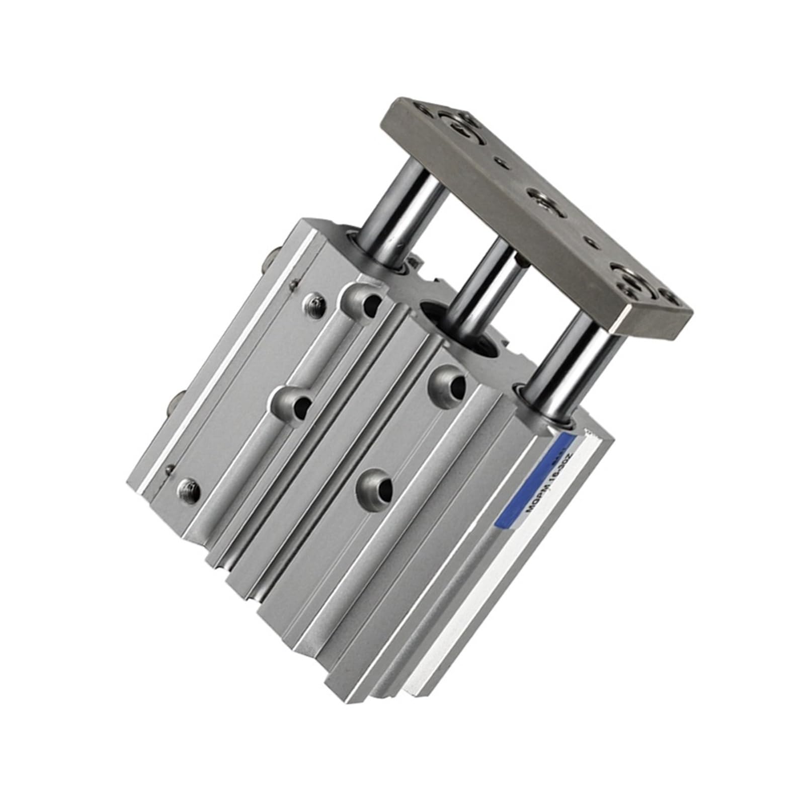 Pneumatischer Kompaktführungszylinder, Bohrung 12–25 mm, doppeltwirkend, Hub 10/20/30/40/50/75/100/125/150/200 mm Mit schneller Reaktion und flexibler Steuerung(Stroke 50mm,Bore 20mm)