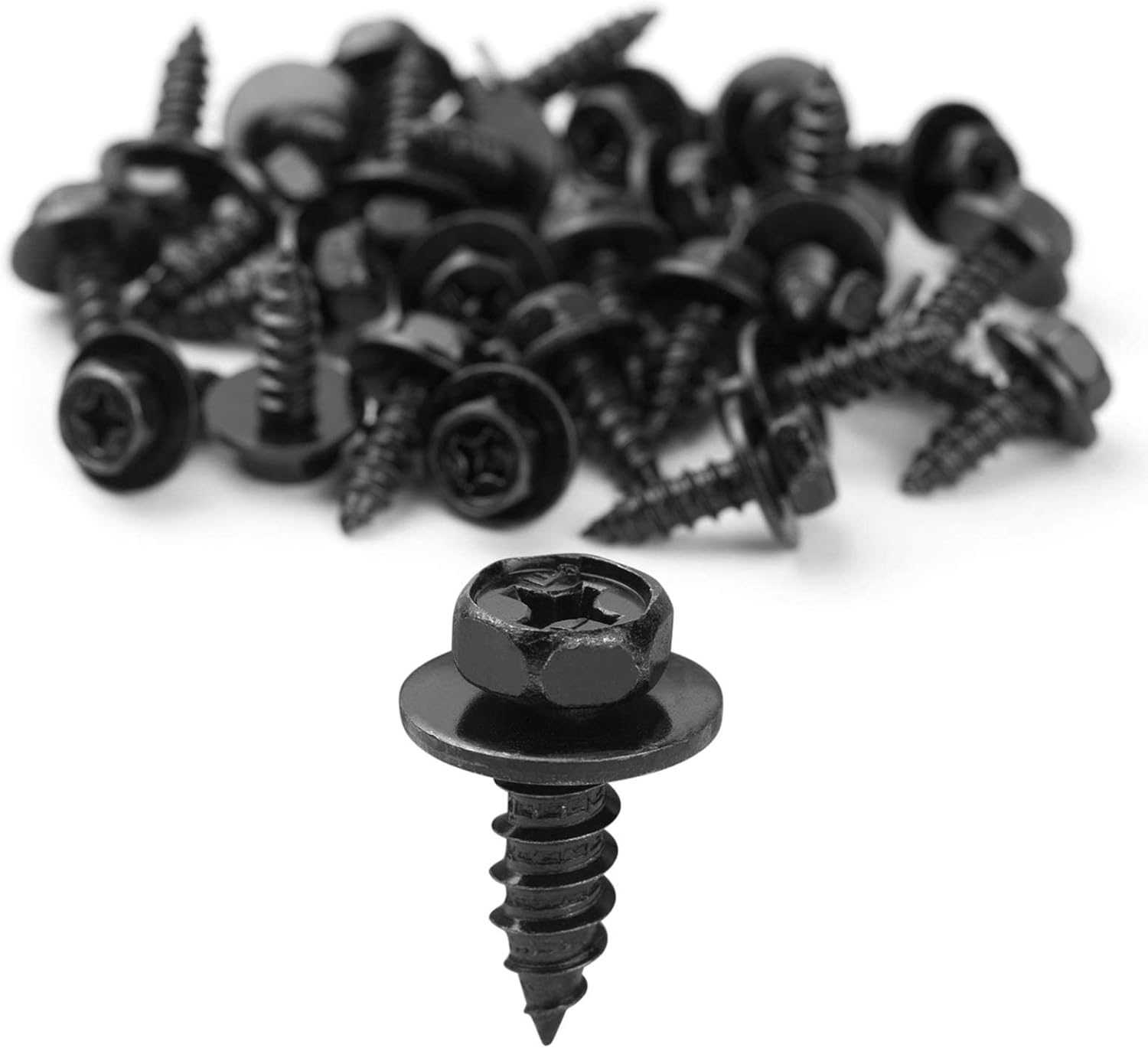 30Pcs Front Fender Liner Screws for Toyota Lexus, Replaces 90159-60498, Bumper Cover Fender Flares Mud Flaps Wheel Wells Body Screws Bolts Fit for Lexus Toyota Lexus Tacoma Prius Corolla Tundra