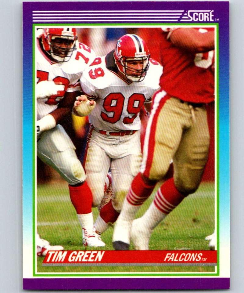 【最終値引イングランド代表 90-92Lサイズデッドストック1990 当時物 Amazon.com: 1990 Score Football #206 Tim Green RC Rookie Atlanta