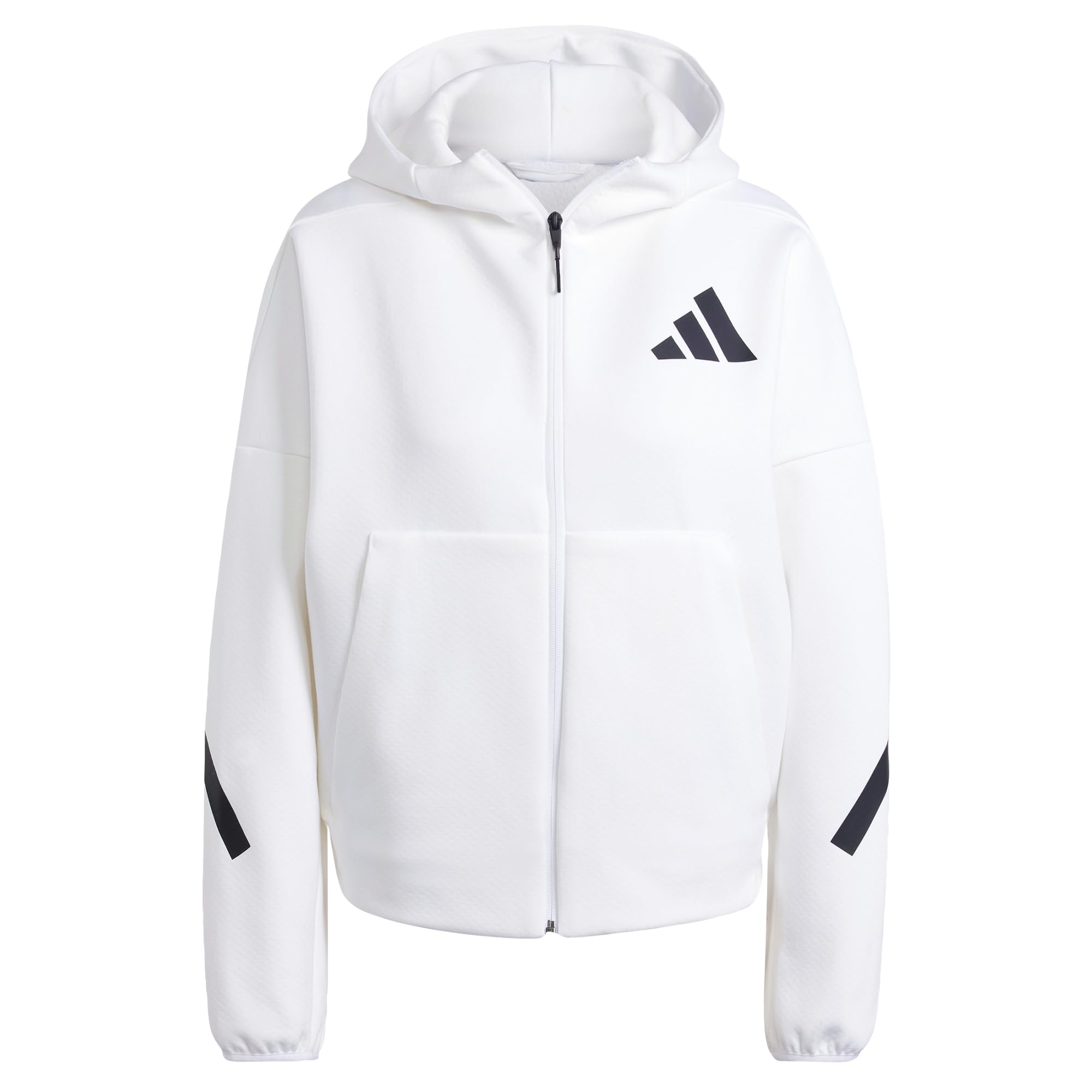 adidas Z.N.E. Full-Zip Hoodie White