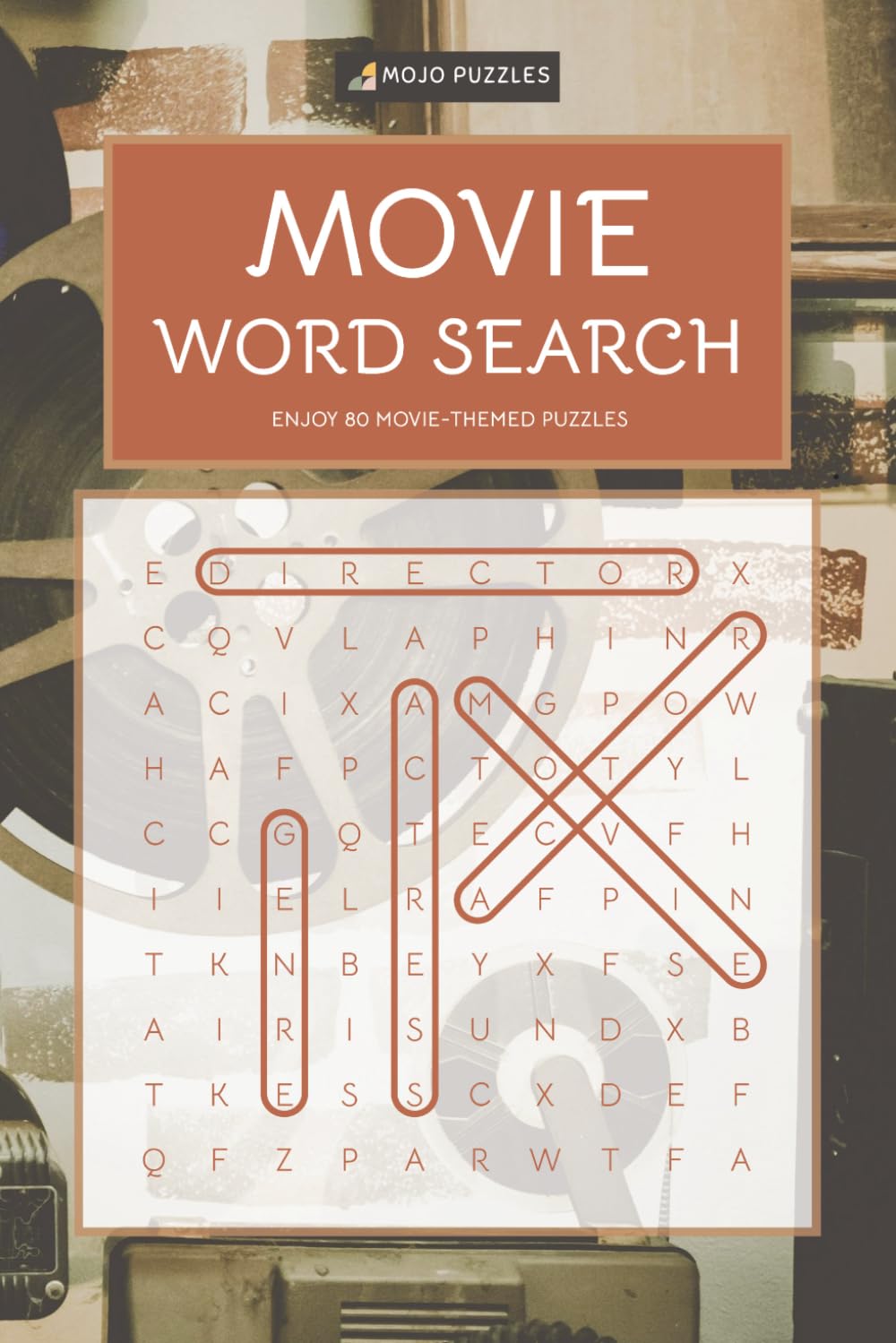 Movie Word Search for Adults: 80 Puzzles for Film Lovers